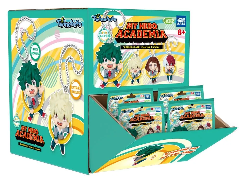 My Hero Academia Konnichi-wa Danglers Keychains 3 cm Blind Bag - 1 Unidade
